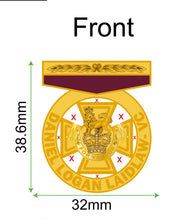 Load image into Gallery viewer, Piper Daniel Logan Laidlaw VC lapel pin badge and Pen
