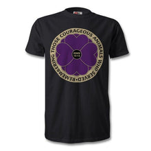 Load image into Gallery viewer, "Remembering the Animals 365 Days " Purple Poppy T Shirt
