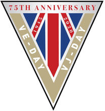 Load image into Gallery viewer, VE/VJ Day 75th Commemoration and Celebration (limted editon collectors badge)