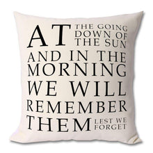 Load image into Gallery viewer, "For King & Country" VE DAY Cushions