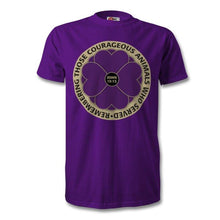 Load image into Gallery viewer, "Remembering the Animals 365 Days " Purple Poppy T Shirt