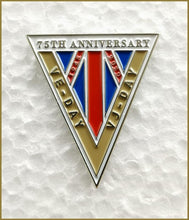 Load image into Gallery viewer, VE/VJ Day 75th Commemoration and Celebration (limted editon collectors badge)