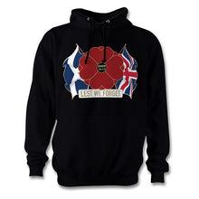 Load image into Gallery viewer, VE DAY  "Lest We Forget" Hoodie