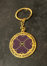 Load image into Gallery viewer, NEW **Purple Poppy Keyring