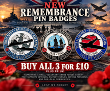 Load image into Gallery viewer, TRI REMEMBRANCE PIN BADGES