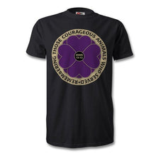 Load image into Gallery viewer, &quot;Remembering the Animals 365 Days &quot; Purple Poppy T Shirt
