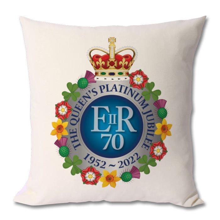 The Queen's Platinum Jubilee 2022 Commemorative Cushion