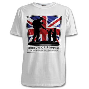 Ribbon Of Poppies UK & Commonwealth - KIDS T-Shirts