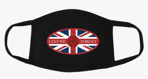 United Kingdom Face Mask - Lest We Forget